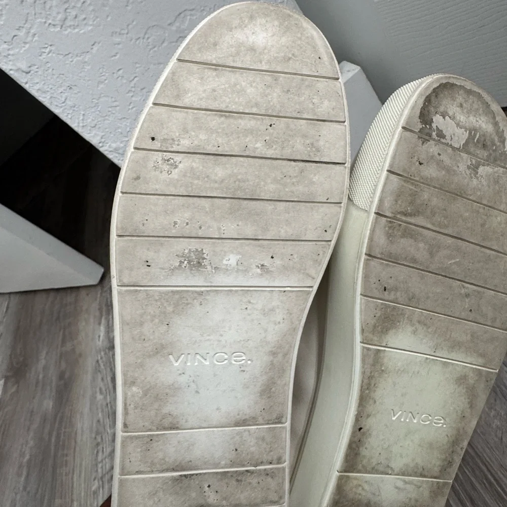 Vince Cantara Slip On Leather Sneakers - Picture 6 of 6